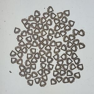 Lot of 100 Heart Charms